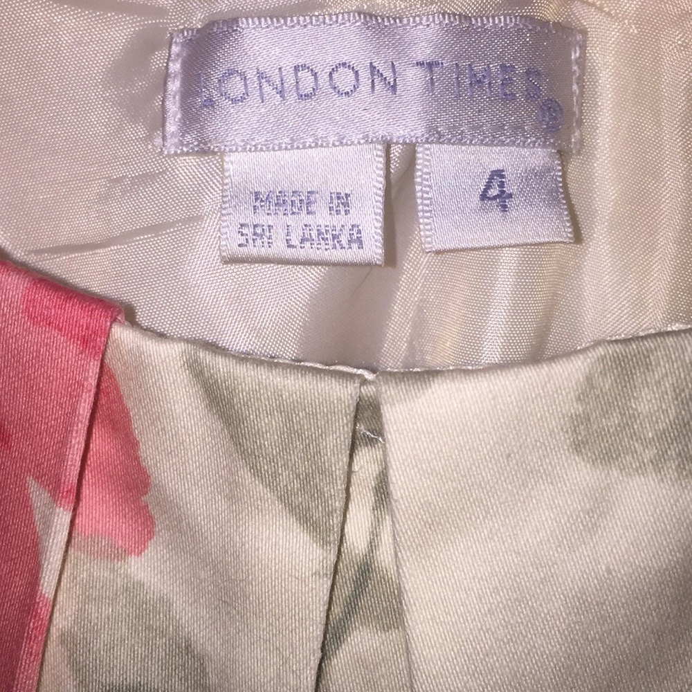 London Times Floral sleeveless dress - Picture 6 of 7